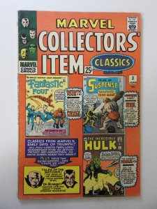 Marvel Collectors' Item Classics #3 (1965) VG+ Condition 1/2 in spine split