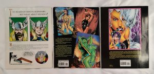 Marvel Illustrated Swimsuit Issues #1,2,3 (Marvel Comics 1992) VF