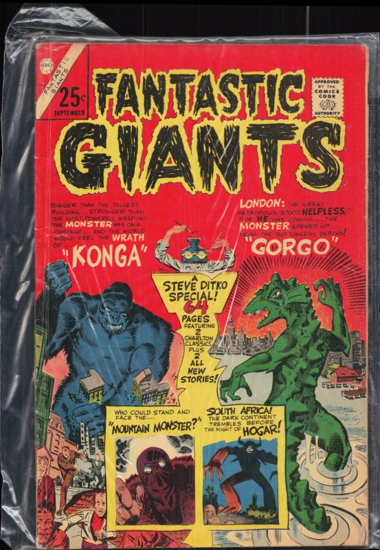 Fantastic Giants #24 (1966) Konga