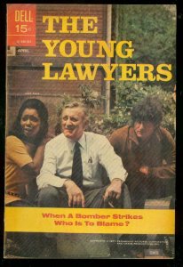 YOUNG LAWYERS #2 1971-DELL-LEE J COBB TV PHOTO COVER FN/VF