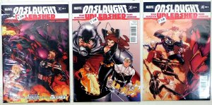 Onslaught Unleashed Lot 3 #1, 2, 4 2011 Marvel Young Allies 1st Print Comics