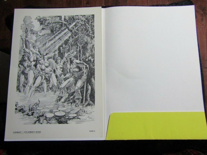 1979 VOLTAR PORTFOLIO w/ 6 Plates by Alfredo Alcala VF/FVF SIGNED #473/1000 