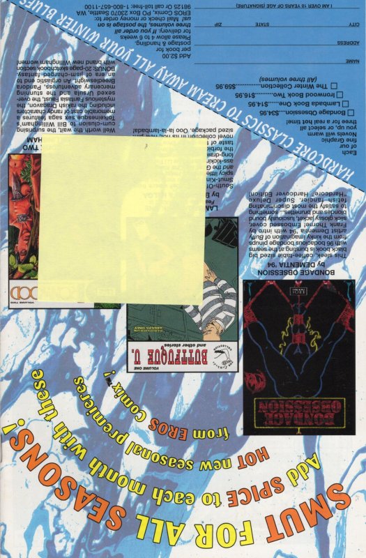 Pleasure Bound #1 Adult Eros Comix (1996) Grade VF/NM 9.0