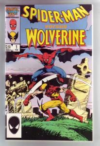 Spider-Man versus Wolverine #1 (Feb-87) VF/NM High-Grade Wolverine, Spider-Man