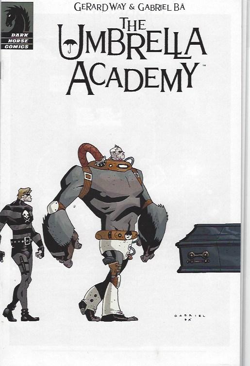 THE UMBRELLA ACADEMY #1 WHITE COVER VARIANT NEAR MINT $235.00