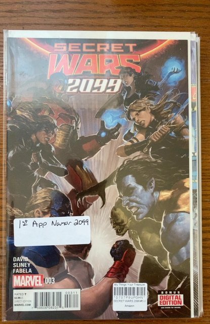 Secret Wars 2099 #3 Direct Edition (2015)