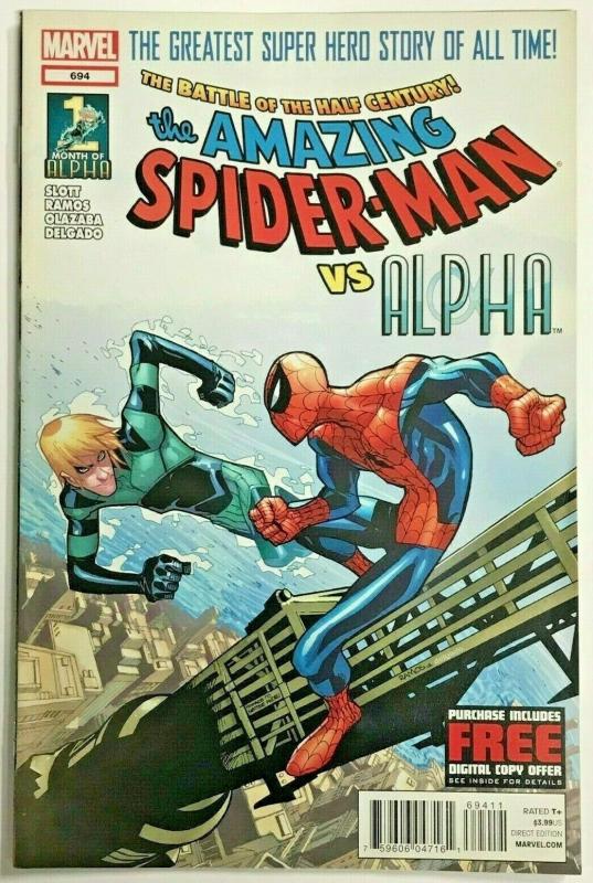 AMAZING SPIDER-MAN#694 VF/NM 2012 MARVEL COMICS