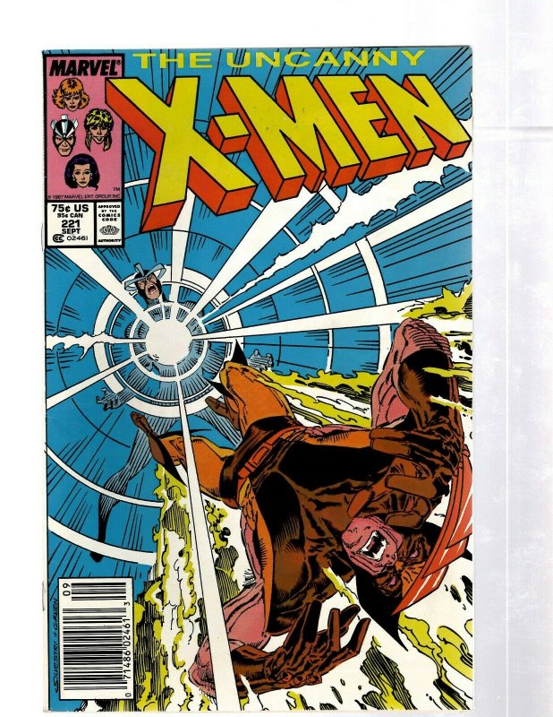 Uncanny X-Men # 221 NM- Marvel Comic Book 1st Mr. Sinister Appearance Key J460