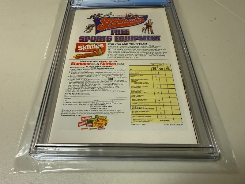 Uncanny X-Men # 211 CGC Graded 9.8 Marvel Comic Book Newsstand Variant 1986 JH30