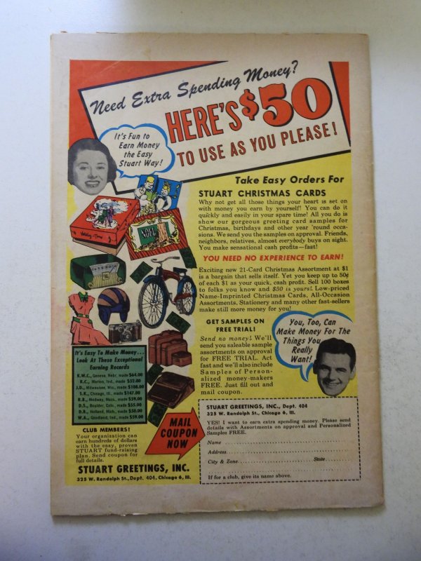 Adventures Into the Unknown #47 (1953) VG Cond 1/2 spine split slight stains bc