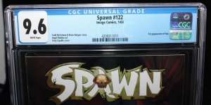 Spawn #122 (CGC 9.6) White Pages - 1st Appearance of Nyx - 2003