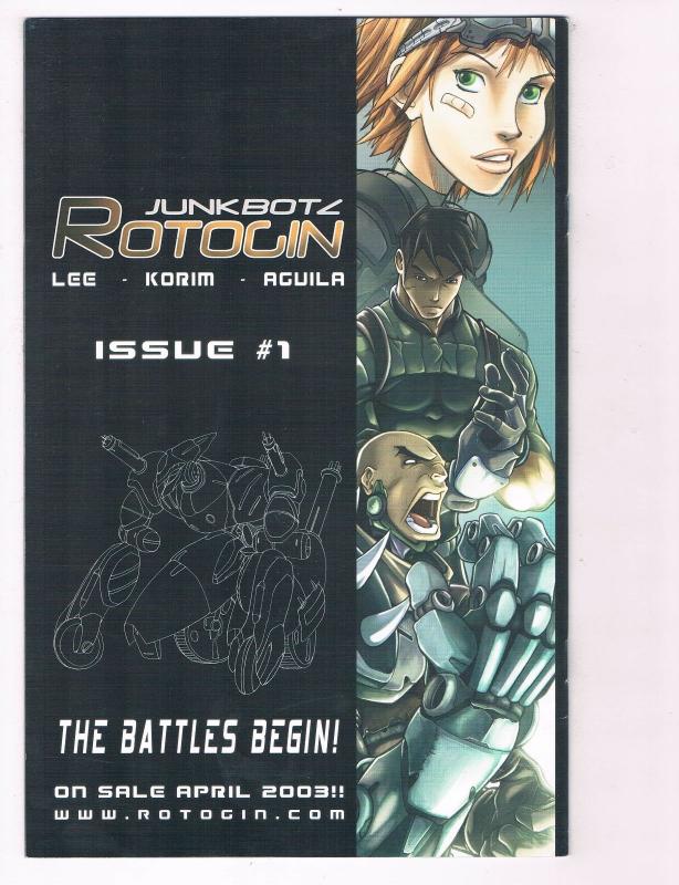 Rotogin Junkbotz # 0 NM Image Comic Book Jay Lee J Korim Kaylin Dakota S80