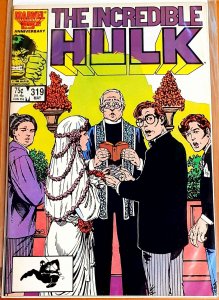 The Incredible Hulk #319 Direct Edition (1986) John Byrne/Bruce Banner/Wedding