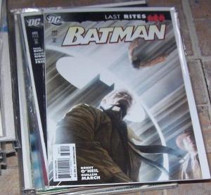 Batman #684 (Feb 2009, DC) ALEX ROSS COVER ! last rites gotham nightwing 