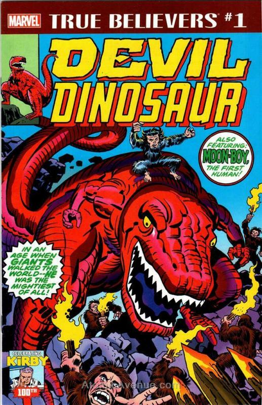 True Believers: Kirby 100th—Devil Dinosaur #1 VF/NM; Marvel | save on shipping - 