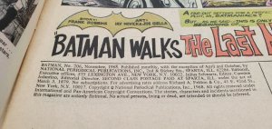 Batman #206 (1968) Batman walks the last mile. VF+