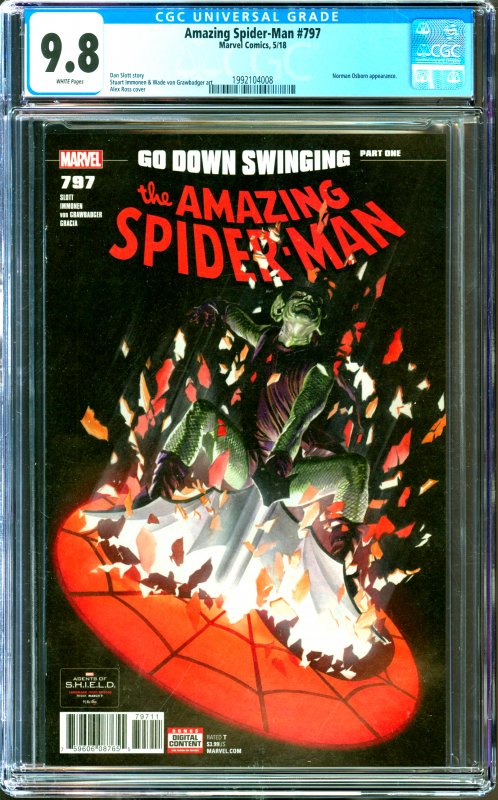 Amazing Spider-Man #797 CGC Graded 9.8 Norman Osborn appearance