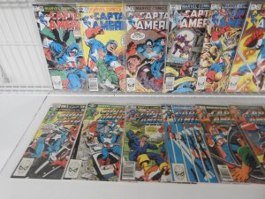 Wonderful Lot 97 Captain America Comics W/ Secret Wars II #1-9 Avg VF+ Condition