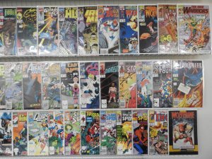 Huge Lot 130+ Comics W/ Iron man, Ghost Rider, Silver Surfer, Wolvie+ Avg VF+!!