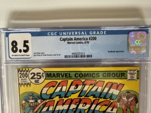 CAPTAIN AMERICA #200 CGC 8.5 200th ANNIVERSARY ISSUE (1976)