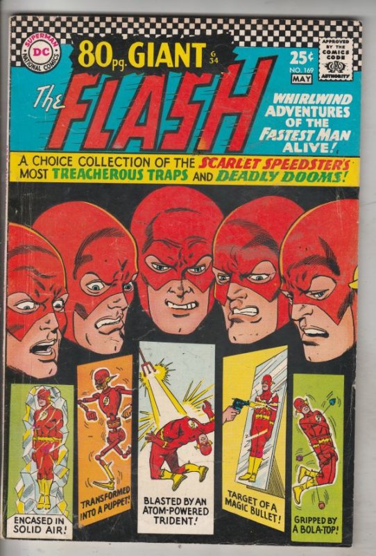 Flash, The #169 (Apr-67) FN+ Mid-High-Grade Flash