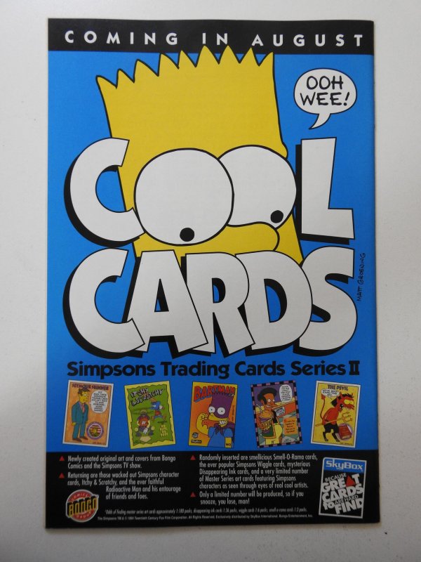 Itchy & Scratchy Comics #3 (1994) W Decoder Card!