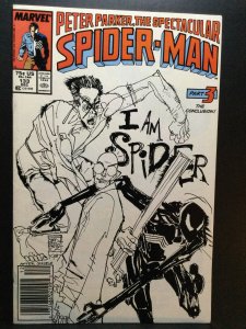 The Spectacular Spider-Man #133 Newsstand Edition (1987)