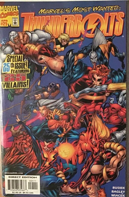 THUNDERBOLTS 1997 MARVEL #20-27 NM CONDITION 8  BOOK LOT 