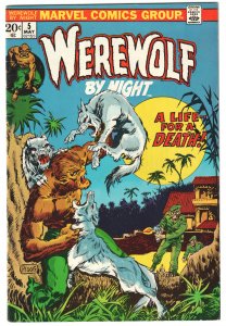 Werewolf by Night #5 (1973) Mike Ploog artwork