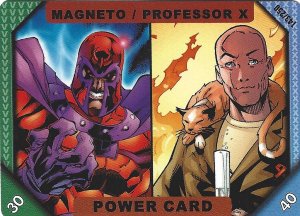 2001 Marvel Recharge Power Card - Magneto/Professor X