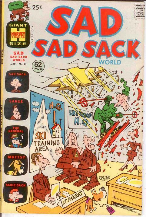 SAD SAD SACK WORLD (1964-1973) 35 F+ COMICS BOOK