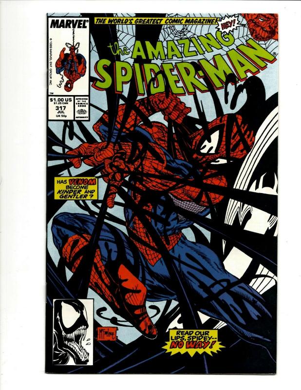 Amazing Spider-Man # 317 NM Marvel Comic Book Venom Todd McFarlane DS4