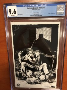 Batman Black & White #5 (2021) (CGC 9.6 WP) Frank Variant Cover