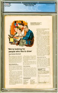 Captain America #100 (1968) CGC 5.0! OW Pages!