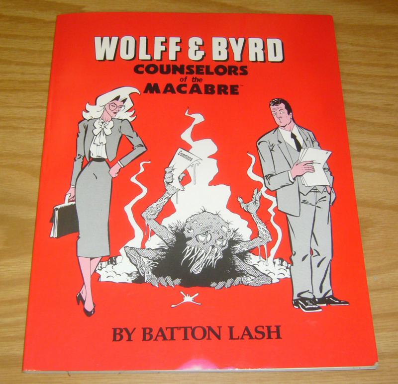 Wolff & Byrd, Counselors of the Macabre SC FN batton lash graphic novel 1987