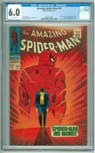 The Amazing Spider-Man #50 (1967) CGC 6.0! 1st Appearance of Kingpin!