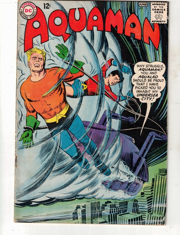 Aquaman #15 (1964) FN/VF PRICE DROP! Aquaman, Aqualad, Mira 1st Man-Fish Wow!