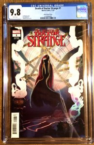 DEATH of Doctor Strange #1 CGC 9.8 NM+/MT 1:25 Hans Variant KEY