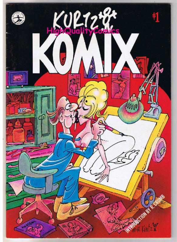 KURTZ KOMIX 1, VF/NM, Harvey Kurtzman,1st, Robert Crumb, 1976, more UG in store