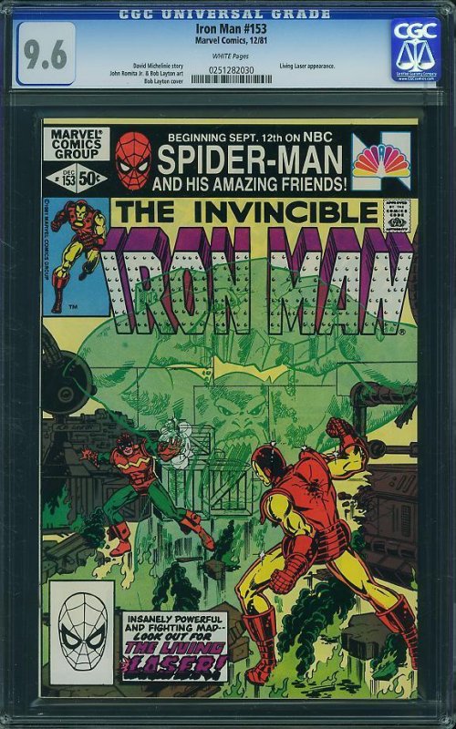 Iron Man #153 (1981) CGC 9.6 NM+