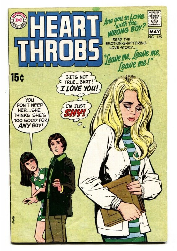 Heart Throbs #125 comic 1970-DC-comic book Romance