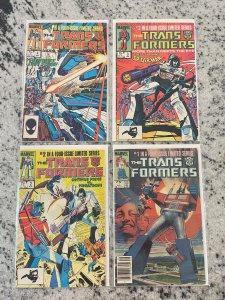 Transformers Complete Marvel Comics LTD Series # 1 VG 2 FN 3 FN 4 VF/NM  2 J223