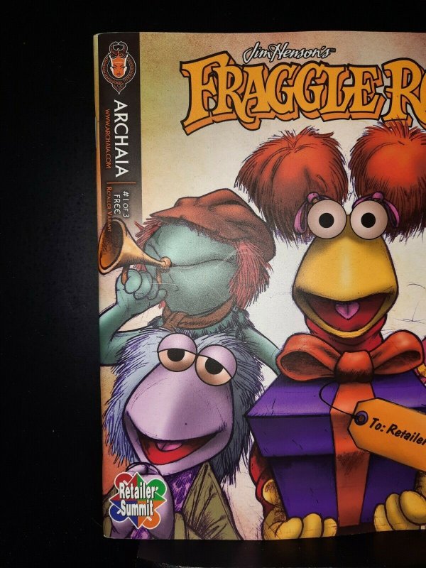 FRAGGLE ROCK #1 (2010) Archaia; RETAILER SUMMIT VARIANT very rare Jim Henson