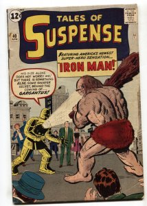 Tales of Suspense #40 Second Iron Man 1963 Marvel comic book