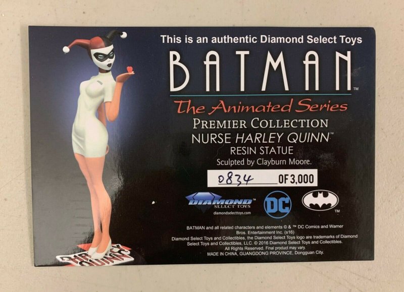 Diamond Select Batman The Animated Series Premier Collection Nurse Harley LE