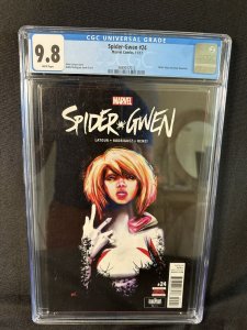 Spider-Gwen #24 CGC 9.8 White Pages First Gwenom Appearance 1st Key Grail NM/MT