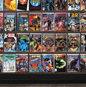 Huge Lot 150+ Comics with X-O Manowar, Prototype, Robin, Sludge & More!