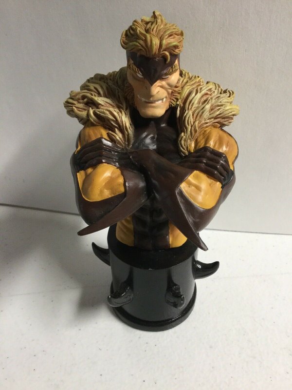 Sabretooth 6” Inch Mini Bust Bowen Designs 4729/7000 No Box Marvel