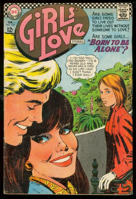 GIRLS LOVE STORIES #125 1967-DC COMIC-ROMANCE-SODA SHOP VG