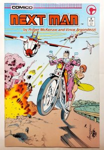 Next Man #4 (Aug 1985, Comico) 7.5 VF-